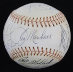 1975 Chicago Cubs Team Signed Baseball w/ 25 Signatures Including Pete LaCock, Steve Stone, Bill Madlock, Don Kessinger & More (PSA/DNA NM+ 7.5)