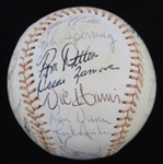 1975 Chicago Cubs Team Signed Baseball w/ 25 Signatures Including Pete LaCock, Steve Stone, Bill Madlock, Don Kessinger & More (PSA/DNA NM+ 7.5)