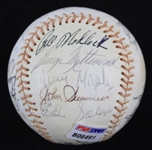 1975 Chicago Cubs Team Signed Baseball w/ 25 Signatures Including Pete LaCock, Steve Stone, Bill Madlock, Don Kessinger & More (PSA/DNA NM+ 7.5)
