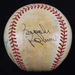 1979 Brooks Robinson Harry Caray Ed Sprague Multi Signed ONL Feeney Baseball (JSA)