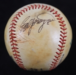 1979 Brooks Robinson Harry Caray Ed Sprague Multi Signed ONL Feeney Baseball (JSA)