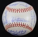 1962 National League All Stars Team Signed ONL Giles Baseball w/ 25 Signatures Including Hank Aaron, Roberto Clemente, Willie Mays & More *Full JSA Letter*