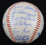 1962 National League All Stars Team Signed ONL Giles Baseball w/ 25 Signatures Including Hank Aaron, Roberto Clemente, Willie Mays & More *Full JSA Letter*