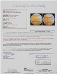 1962 National League All Stars Team Signed ONL Giles Baseball w/ 25 Signatures Including Hank Aaron, Roberto Clemente, Willie Mays & More *Full JSA Letter*