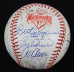 1989 Bob Feller Cleveland Indians Lou Brock and Bob Gibson St. Louis Cardinals and More Autographed ASG ROMLB (JSA)