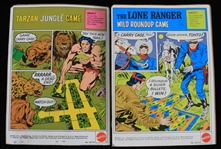 1971 Lone Ranger and Tarzan Comic Card Games (Lot of 2)