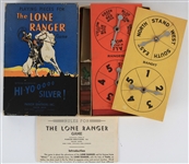 1938 Lone Ranger Game Playing Pieces in Box