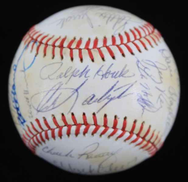 1982 Wade Boggs Bruce Hurst Chuck Rainey and More Boston Red Sox Autographed MacPhail ROALB (JSA)