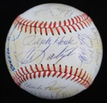 1982 Wade Boggs Bruce Hurst Chuck Rainey and More Boston Red Sox Autographed MacPhail ROALB (JSA)