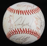 1992 Cal Ripken Jr Baltimore Orioles Ken Griffey Jr. Seattle Mariners and More Autographed Brown ROALB (JSA)