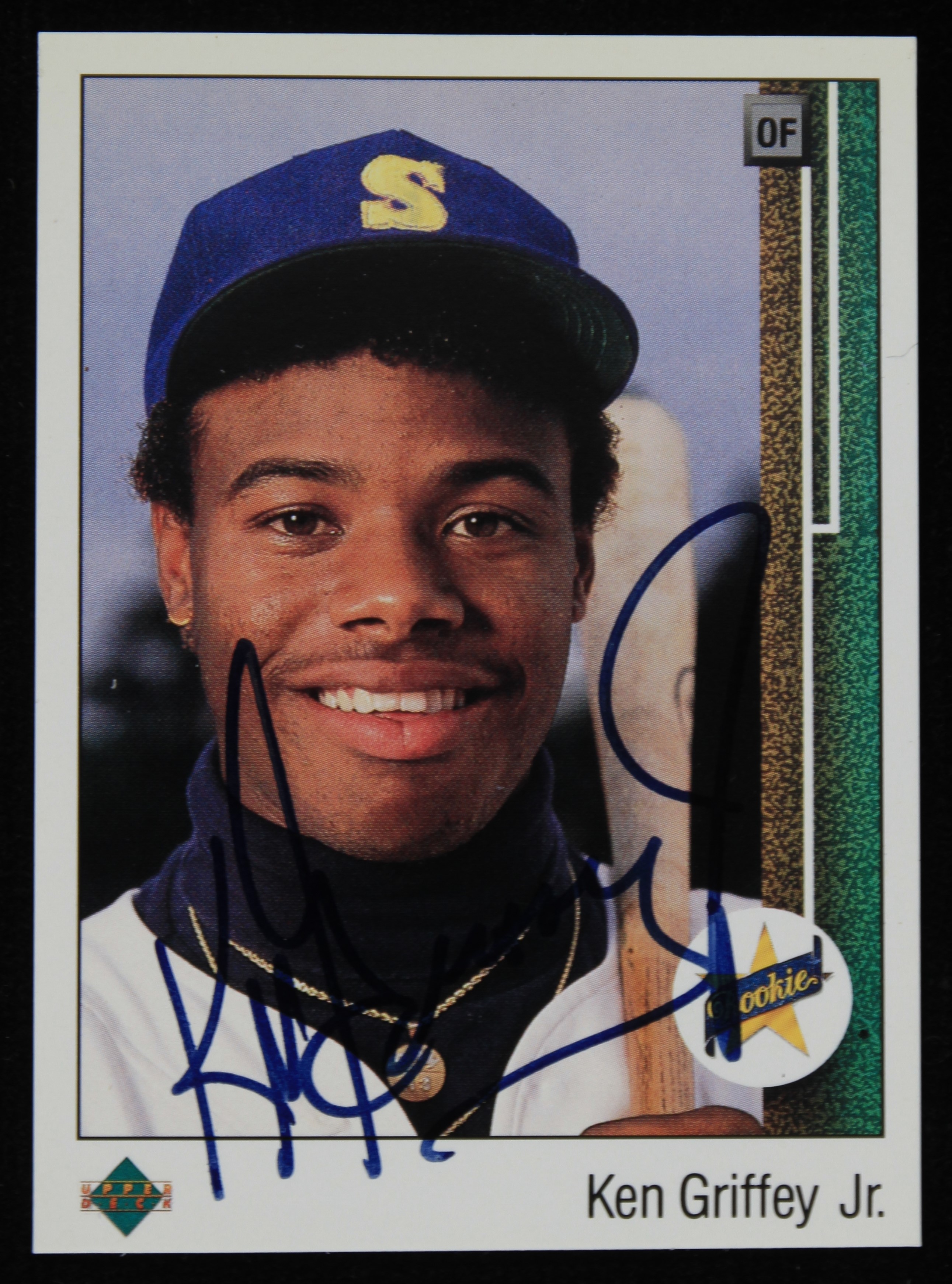 Lot Detail - 1989 Ken Griffey Jr Seattle Mariners Autographed Upper ...