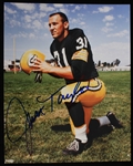 1959-1966 Jim Taylor (d.2018) Green Bay Packers Autographed 8"x10" Color Photo