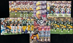1990s-2000s William Henderson Mark Chmura Chris Jacke Ryan Longwell and More Green Bay Packers Autographed 8"x10" Photos (Lot of 50+)