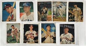 1950's-60's Baseball Signed Cut Magazine Photo Scrapbook Pages - Lot of 39 w/ Ted Williams, Willie Mays, Ernie Banks, Eddie Mathews & More (JSA)