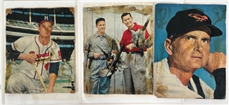 1950's-60's Baseball Signed Cut Magazine Photo Scrapbook Pages - Lot of 39 w/ Ted Williams, Willie Mays, Ernie Banks, Eddie Mathews & More (JSA)