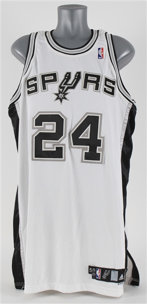 2009-10 Richard Jefferson San Antonio Spurs Game Worn Home Jersey (MEARS A5)