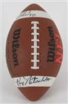 1994 Ray Nitschke Johnny Holland Green Bay Packers Signed Football 