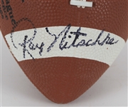 1994 Ray Nitschke Johnny Holland Green Bay Packers Signed Football 