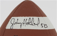1994 Ray Nitschke Johnny Holland Green Bay Packers Signed Football 