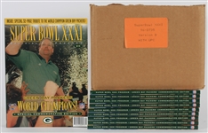 1997 Green Bay Packers Super Bowl XXXI Champions Commemorative Programs - Lot of 12