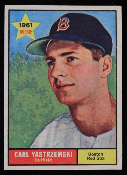 1961 Carl Yastrzemski Boston Red Sox Topps #287 Baseball Trading Card 