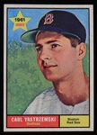 1961 Carl Yastrzemski Boston Red Sox Topps #287 Baseball Trading Card 