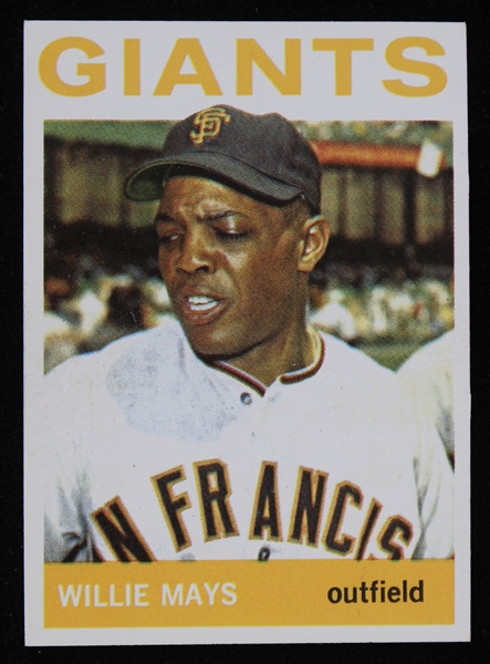 1964 Willie Mays San Francisco Giants Topps #150 Baseball Trading Card 