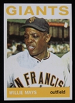 1964 Willie Mays San Francisco Giants Topps #150 Baseball Trading Card 
