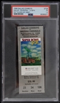 1998 Pat Tillman Arizona Cardinals NFL Debut Texas Stadium Ticket Stub (PSA FR 1.5)