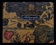 1960s-70s Green Bay Packers Signed Autograph Book w/ 48 Signatures Including Bart Starr, Ray Nitschke, Oscar Robertson, Al McGuire & More