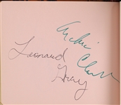 1960's-70's Green Bay Packers Signed Autograph Book w/ 48 Signatures Including Bart Starr, Ray Nitschke, Oscar Robertson, Al McGuire & More