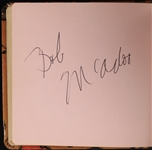 1960's-70's Green Bay Packers Signed Autograph Book w/ 48 Signatures Including Bart Starr, Ray Nitschke, Oscar Robertson, Al McGuire & More