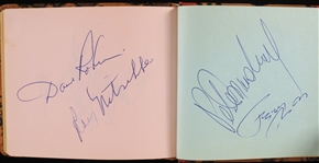 1960's-70's Green Bay Packers Signed Autograph Book w/ 48 Signatures Including Bart Starr, Ray Nitschke, Oscar Robertson, Al McGuire & More