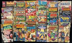 1980s-90s Comic Book Collection - Lot of 50 + Norfolk Southern A Decade of Gold Commemorative Coin