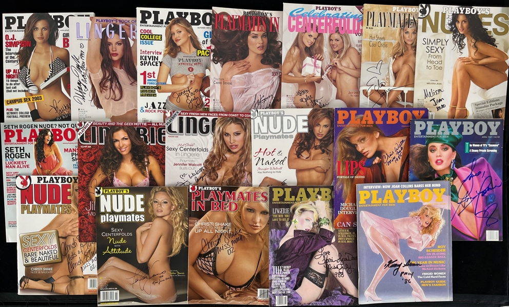1970s-2000s Playboy Magazines (Lot of 42)
