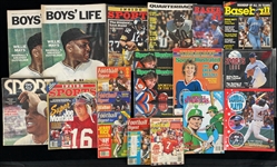 1960s-2000s Sports Illustrated, Football Digest, Inside Sports & more (Lot of 85)