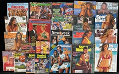 1960s-2000s Sports Illustrated, Football Digest, Inside Sports & more (Lot of 85)