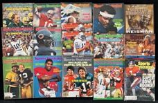 1960s-2000s Sports Illustrated, Football Digest, Inside Sports & more (Lot of 85)