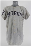 1965 Julio Navarro Detroit Tigers Game Worn Road Jersey (MEARS LOA)