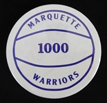 1970s Marquette Warriors 1000 3" Pinback Button