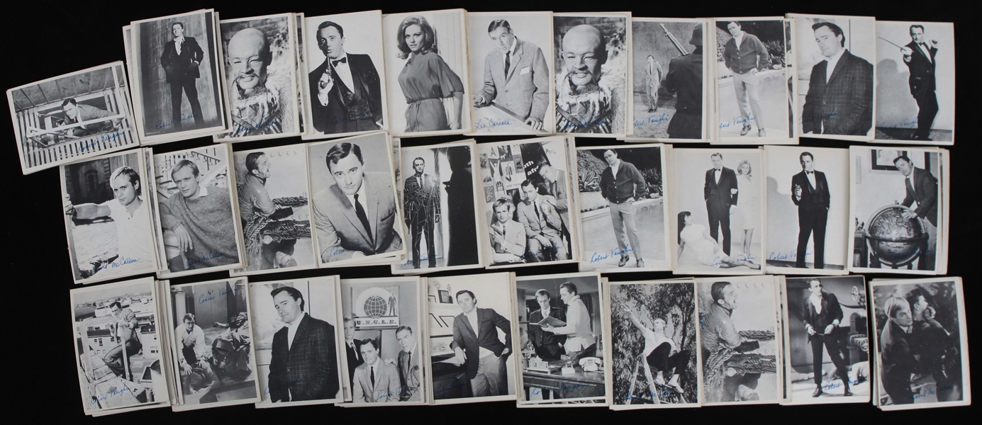 1966 Man From U.N.C.L.E. Topps Trading Card Collection - Lot of 129 Cards