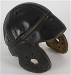 1910s Lined Leather Dog Ear Style Game Worn Football Helmet (MEARS LOA)