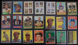 1950s-70s Baseball & Football Trading Card Collection - Lot of 46