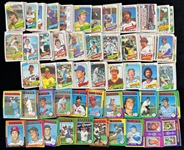 1950s-90s Baseball Trading Card Collection - Lot of 900