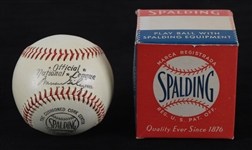 1952-57 Spalding Official National League Warren Giles Baseball w/ Original Box