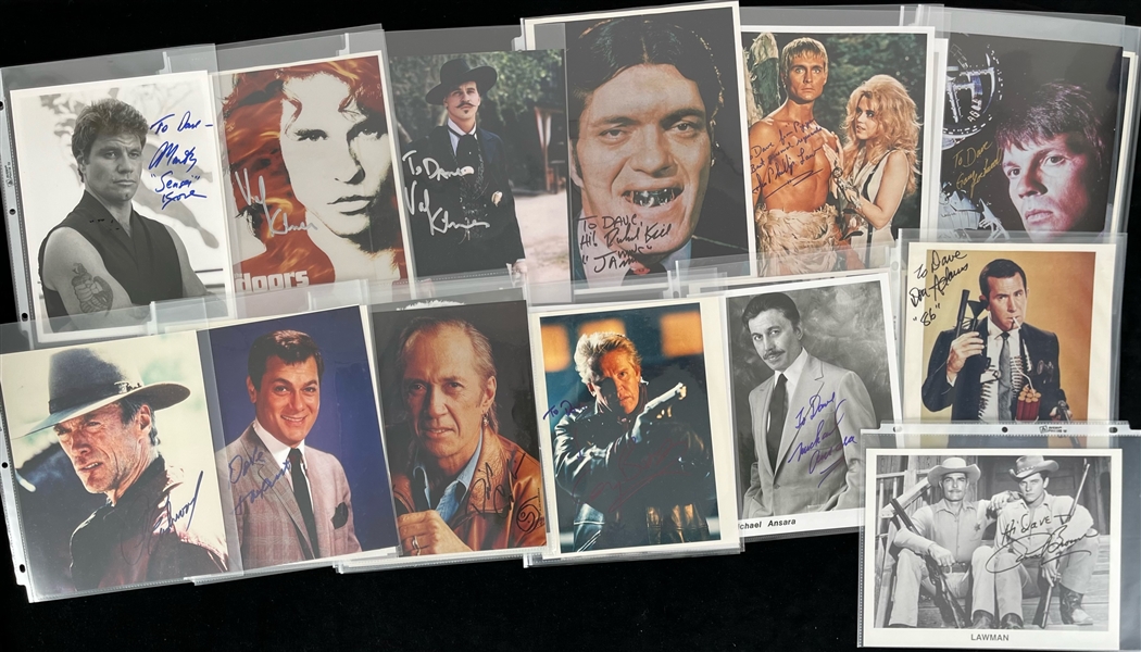 1980s-2000s Celebrity & Entertainer Signed Photo Collection - Lot of 150 
