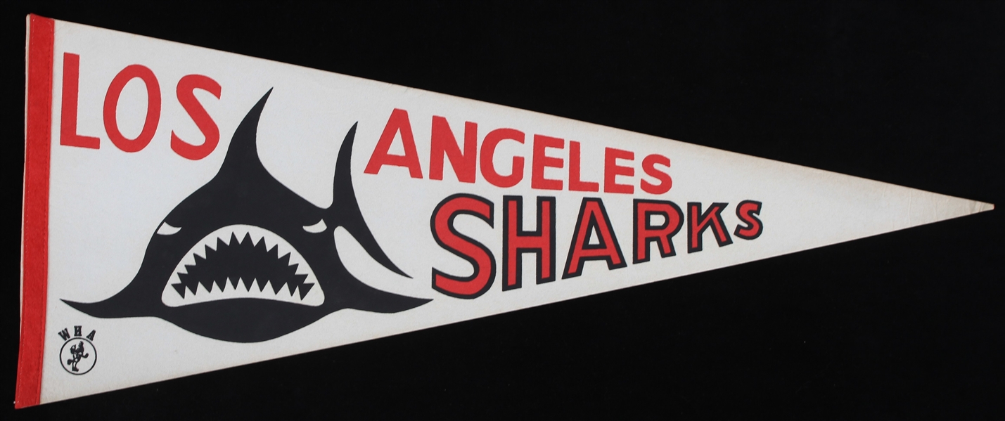 1972-1974 Los Angeles Sharks 30" Pennant