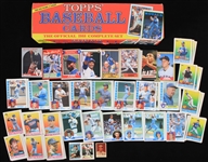 1980s-90s Baseball Trading Card Collection w/ 1988 Topps Factory Set & 125+ Loose Cards