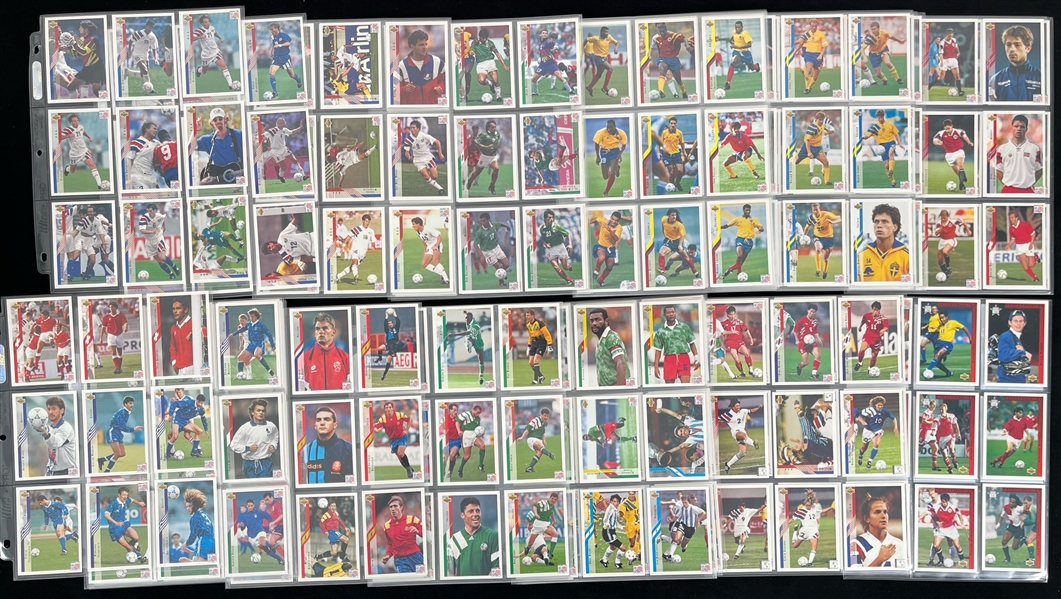 1993-94 Upper Deck USA World Cup Soccer Trading Card Full Sets - Lot of 2 w/ 330 Card World Cup Contenders & 165 Card World Cup Preview
