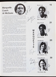 1977 Marquette Warriors Team Signed NCAA Tournament Program + Ticket Stub w/ 14 Signatures Including Al McGuire, Butch Lee, Bo Ellis & More (JSA)